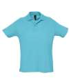 11342 Summer II Cotton Piqué Polo Shirt ATOLL BLUE colour image